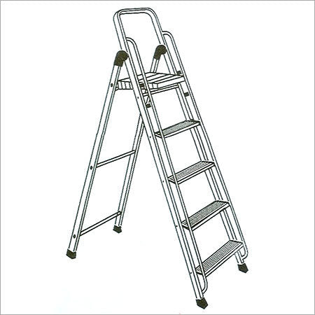 ALUMINIUM BABY BIG STEP LADDER ( X1 ) 4" Ft TO 8" Ft